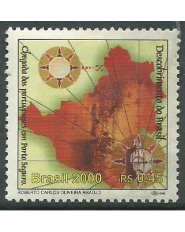 C2261 BRASIL 500 ANOS 2000 PORTO SEGURO  10.344 N - COM GOMA